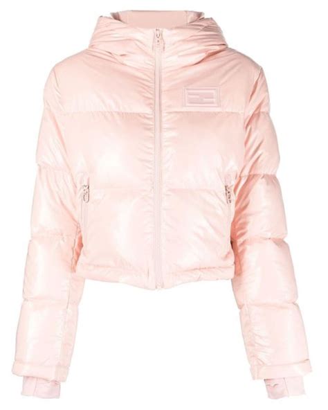 fendi pink leather jacket|fendi leather hooded jacket.